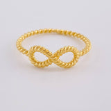 Anillo Burbuja Infinito 1.5 g / T6 1/2 Oro Amarillo 18K
