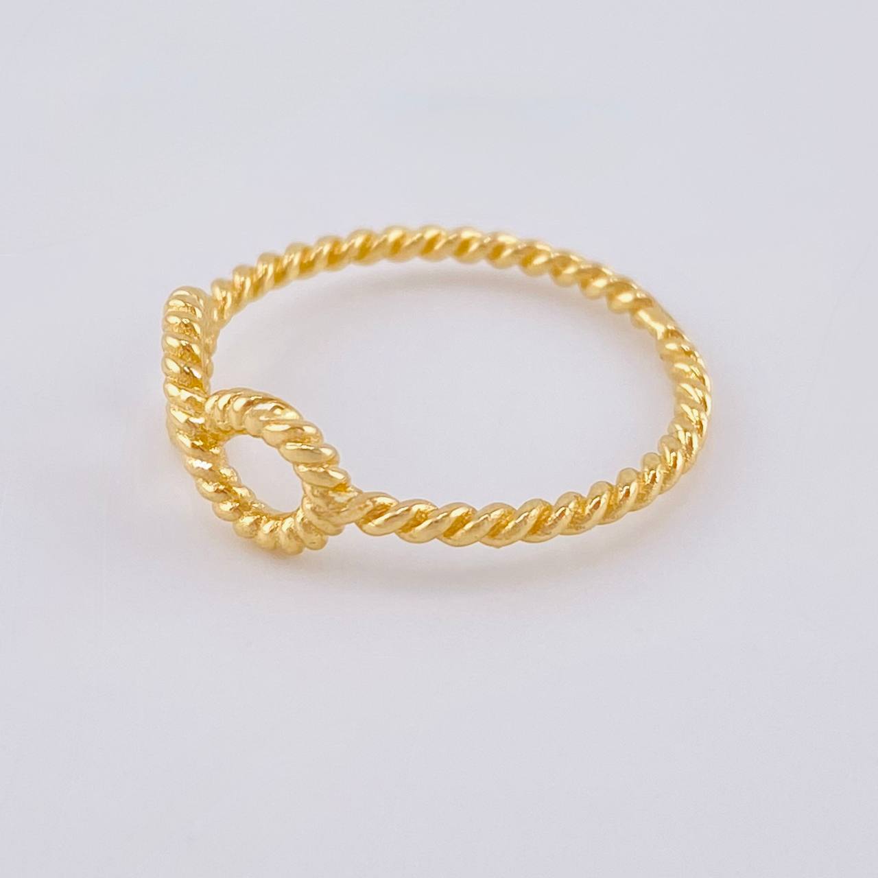 Anillo Burbuja Infinito 1.5 g / T6 1/2 Oro Amarillo 18K
