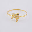 Anillo Paloma 0.8 g / T8 1/4 Oro Amarillo 18K