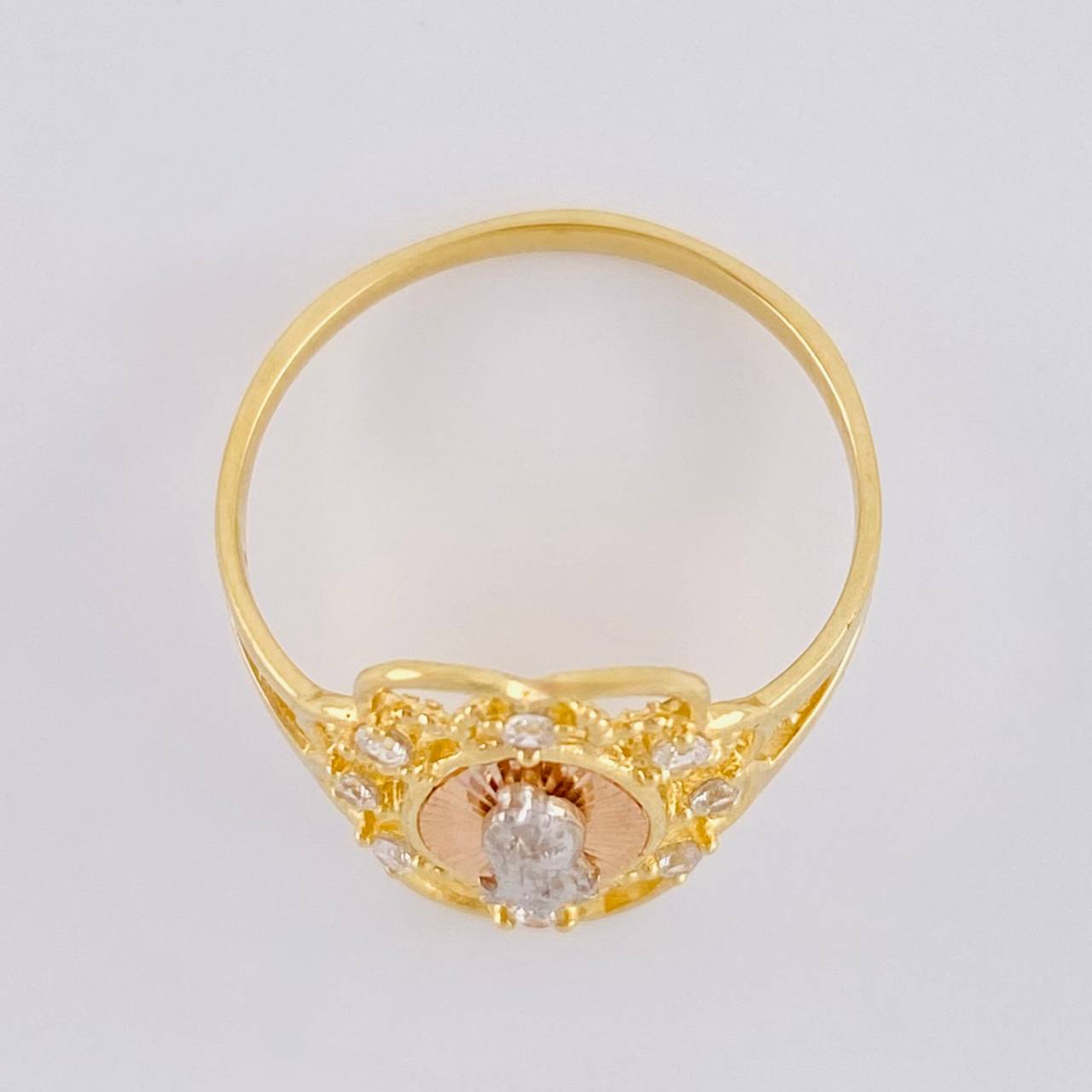 Anillo Virgen Bardera 2.2 g / T6 Tres Oros 18K