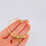 Pulso PD Corazón Media Luna 14.15 g / 18 cm / 1.95 mm Oro Amarillo 18K