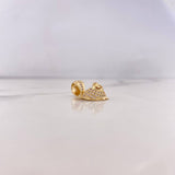 Dije Rostro Oso 2.9gr / 2.1cm / Circones Blancos Cafes Oro Amarillo 18K $