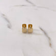 Candongas Lia 3gr / 0.9cm / Lisas Oro Amarillo 18K $