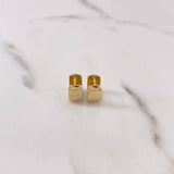 Candongas Lia 3gr / 0.9cm / Lisas Oro Amarillo 18K $