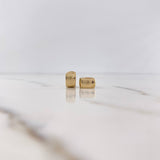 Candongas Lia 3gr / 0.9cm / Lisas Oro Amarillo 18K $