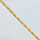 Cadena Peruana 24gr / 60cm / Oro Amarillo +3 18K