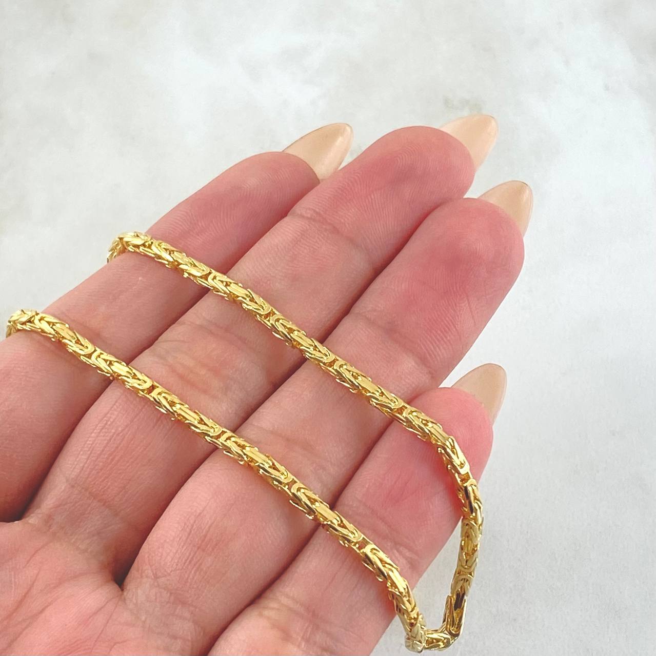 Cadena Peruana 24gr / 60cm / Oro Amarillo +3 18K