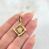 Dije Medusa 4.2gr / 3.2cm / Oro Amarillo 18K