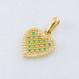 Dije Corazon Tupido 1.5gr / 2.1cm / Oro Amarillo 18K