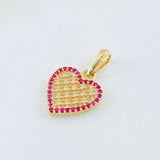 Dije Corazon Tupido 1.45gr / 2.1cm / Oro Amarillo 18K