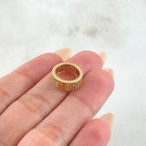 Dije Circulo Tornillo 2.85gr / 1.4cm / Oro Amarillo 18K