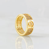 Dije Circulo Tornillo 2.85gr / 1.4cm / Oro Amarillo 18K