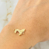 Herraje Caballo 0.5gr / 1.5cm / Oro Amarillo 18K