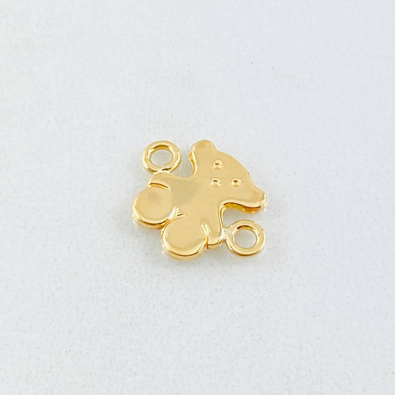 Herraje Oso 0.5gr / 1.3cm / Oro Amarillo 18K