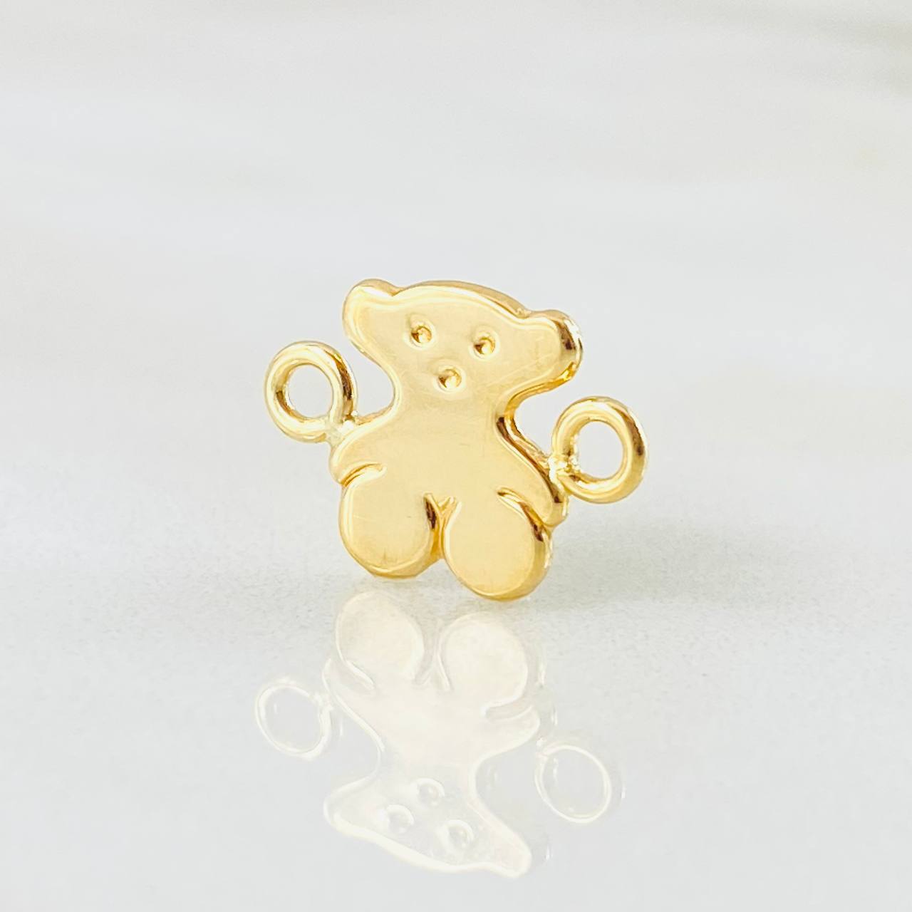 Herraje Oso 0.5gr / 1.3cm / Oro Amarillo 18K