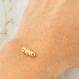 Herraje Cilindro 0.25gr / 1.2cm / Oro Amarillo 18K