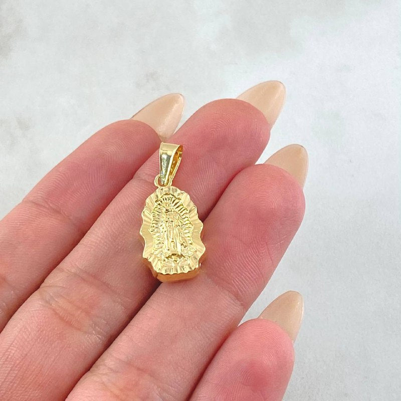 Dije Virgen Guadalupe 1.3gr / 2.5cm / Oro Amarillo 18K