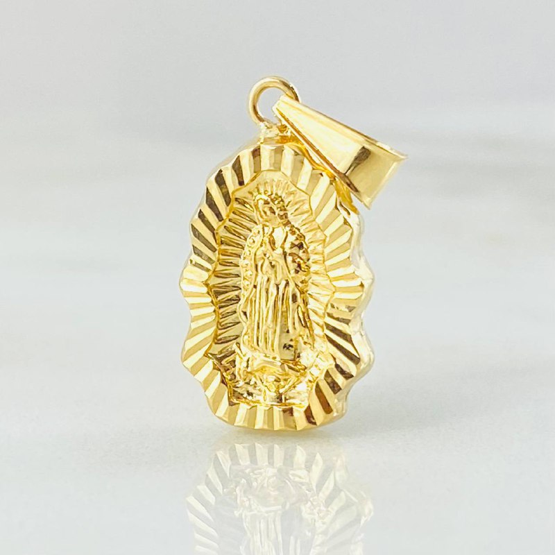 Dije Virgen Guadalupe 1.3gr / 2.5cm / Oro Amarillo 18K