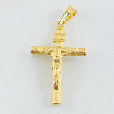 Dije Cruz Cristo 1.25gr / 3.5cm / Oro Amarillo 18K