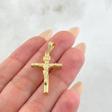 Dije Cruz Cristo 1.25gr / 3.5cm / Oro Amarillo 18K