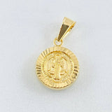 Dije San Benito 1.05gr / 2.1cm / Oro Amarillo 18K *
