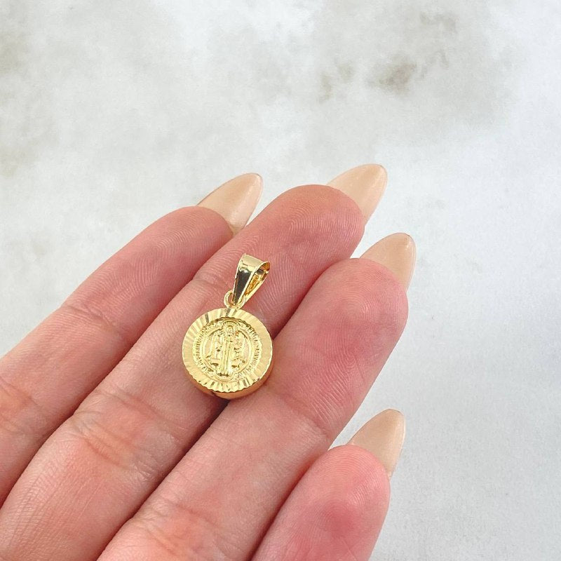 Dije San Benito 1.05gr / 2.1cm / Oro Amarillo 18K *