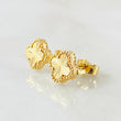 Topos Trebol Dorado 2.1gr / Oro Amarillo Nac.Esp. 18K