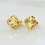 Topos Trebol Dorado 2.1gr / Oro Amarillo Nac.Esp. 18K