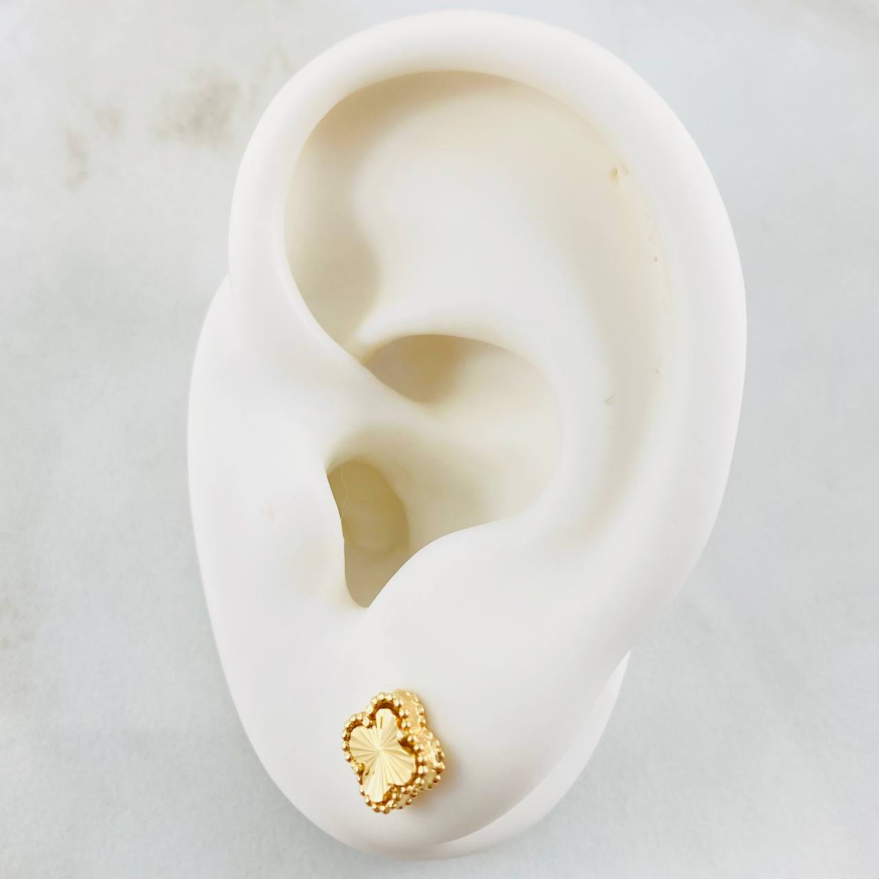 Topos Trebol Dorado 2.1gr / Oro Amarillo Nac.Esp. 18K