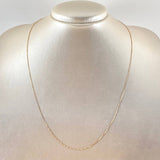 Cadena Veneciana 0.95gr / 50cm / Oro Amarillo +3 18K