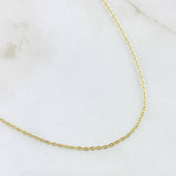 Cadena Aro Seguido 2.15gr / 40cm / Oro Amarillo +3 18K