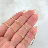 Cadena Aro Seguido 2.15gr / 40cm / Oro Amarillo +3 18K