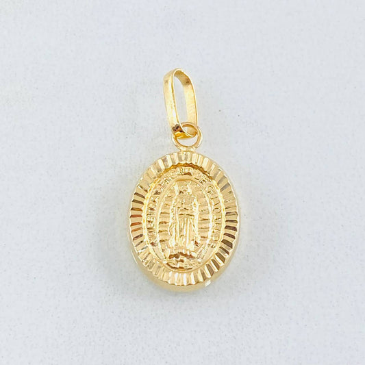 Dije Virgen Guadalupe 0.95gr / 2.2cm / Oro Amarillo 18K ©
