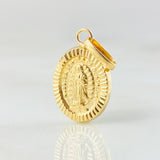 Dije Virgen Guadalupe 0.9gr / 2.2cm / Oro Amarillo 18K *