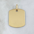 Dije Placa 3.05gr / 3.7cm / Oro 18K