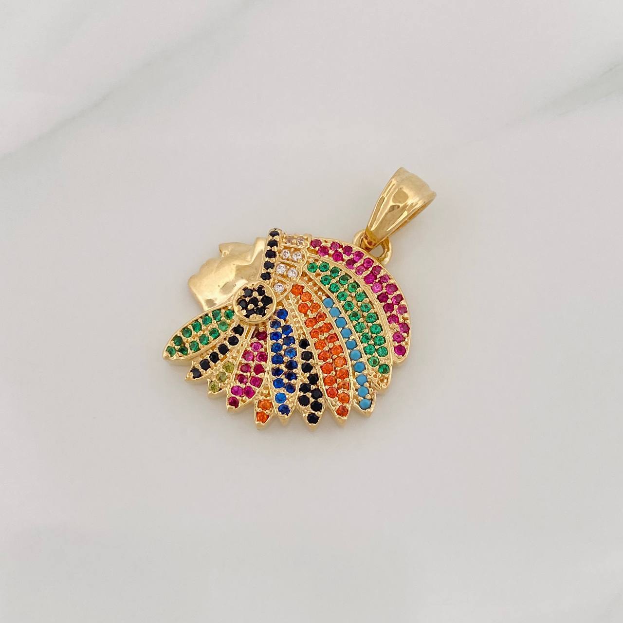 Dije Indio 5.35g / 3cm Oro Amarillo 18K