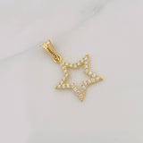 Dije Silueta Estrella 0.95g / 2.4cm Oro Amarillo 18K