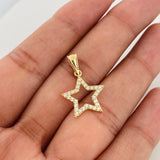 Dije Silueta Estrella 0.95g / 2.4cm Oro Amarillo 18K