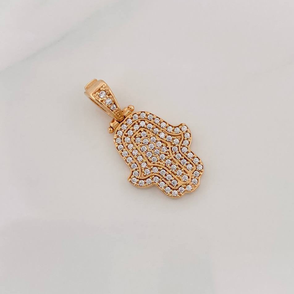 Dije Mano Hamsa 3.15g / 2.7cm Oro Rosa 18K
