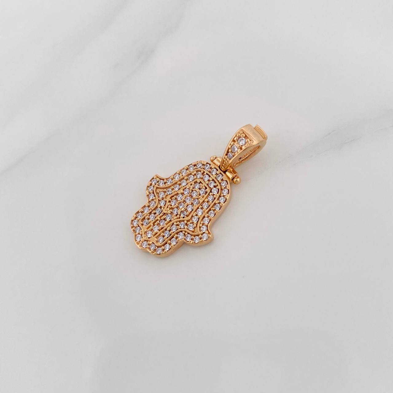 Dije Mano Hamsa 3.15g / 2.7cm Oro Rosa 18K
