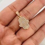 Dije Mano Hamsa 3.15g / 2.7cm Oro Rosa 18K