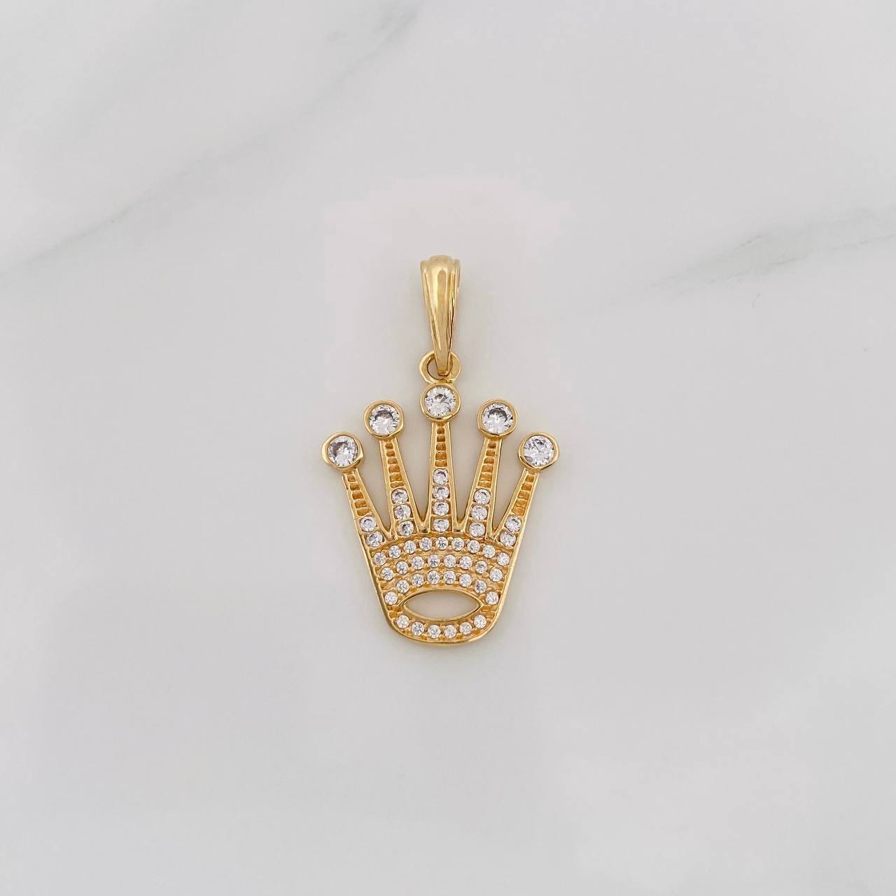 Dije Corona 3.2g / 3.2cm Oro Amarillo 18K