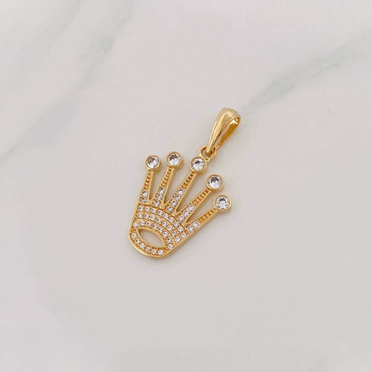 Dije Corona 3.2g / 3.2cm Oro Amarillo 18K