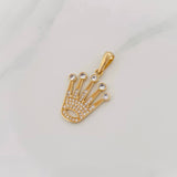 Dije Corona 3.2g / 3.2cm Oro Amarillo 18K