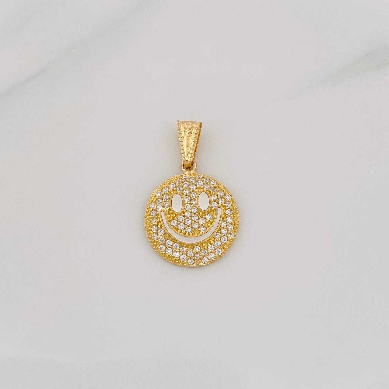 Dije Cara Feliz 1.9g / 2.2cm Oro Amarillo 18K