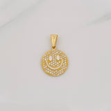 Dije Cara Feliz 1.9g / 2.2cm Oro Amarillo 18K