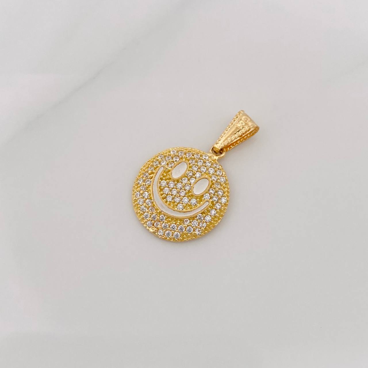 Dije Cara Feliz 1.9g / 2.2cm Oro Amarillo 18K