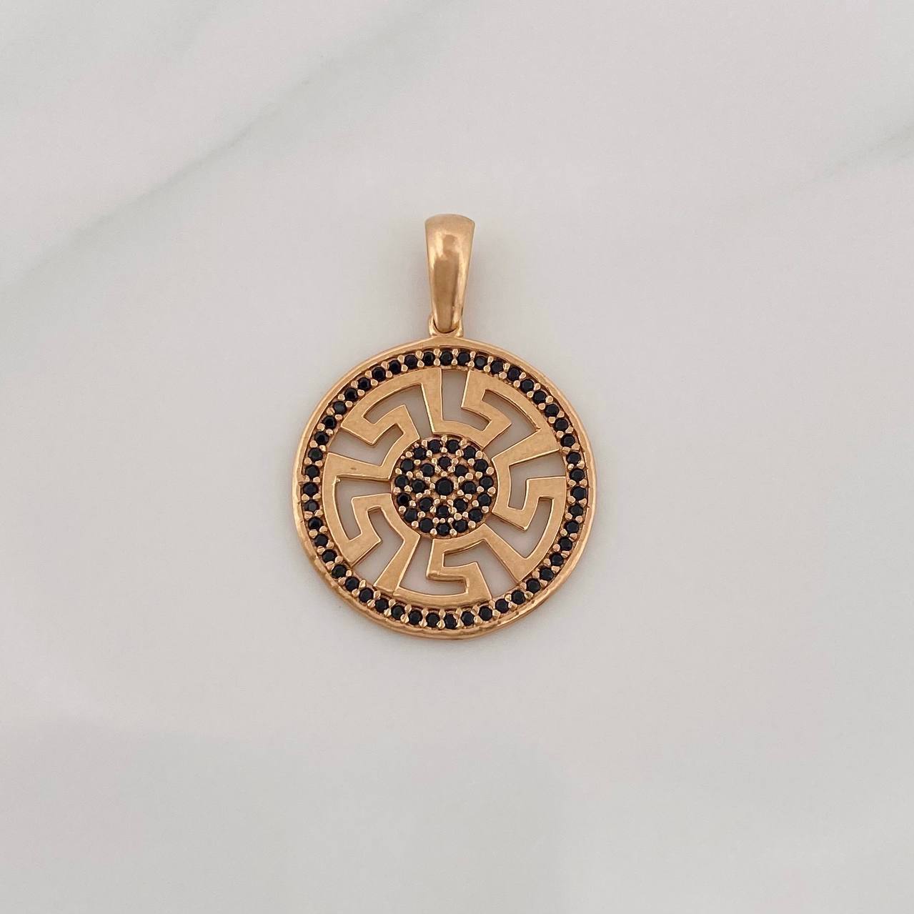 Dije Tribal 3.8g / 3cm Oro Rosa 18K