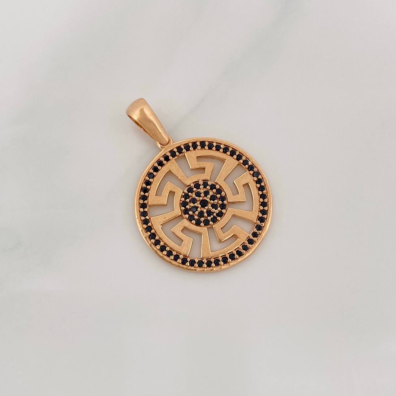 Dije Tribal 3.8g / 3cm Oro Rosa 18K