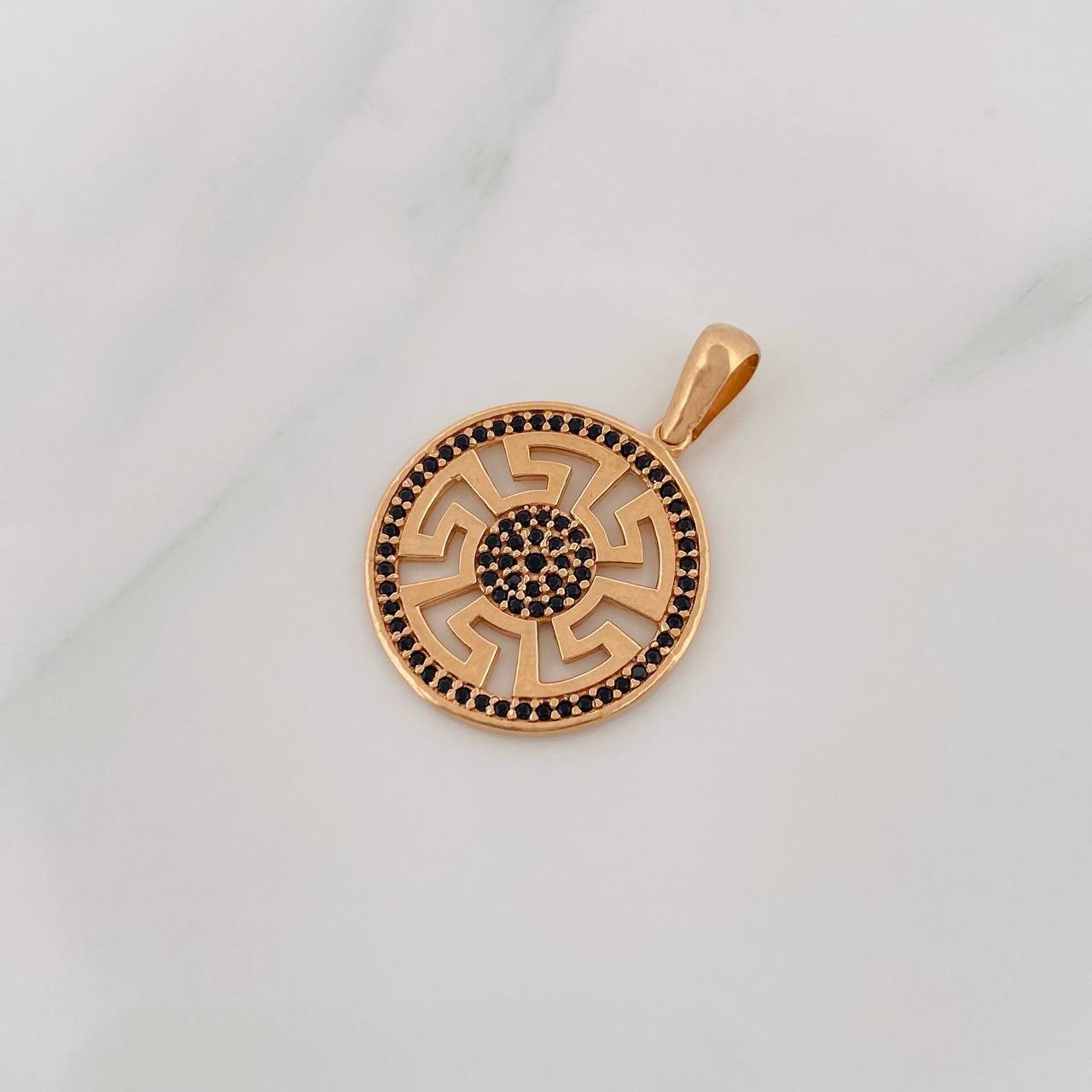 Dije Tribal 3.8g / 3cm Oro Rosa 18K